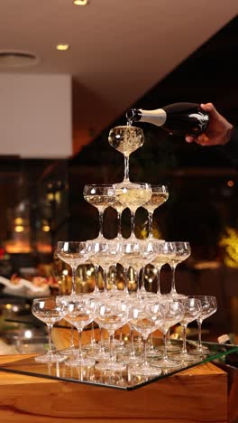 champagne tower