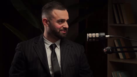 podcast interview with a businessman