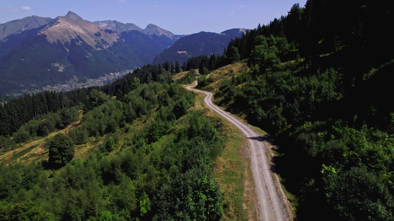 Scenic Mountain Road Landscape