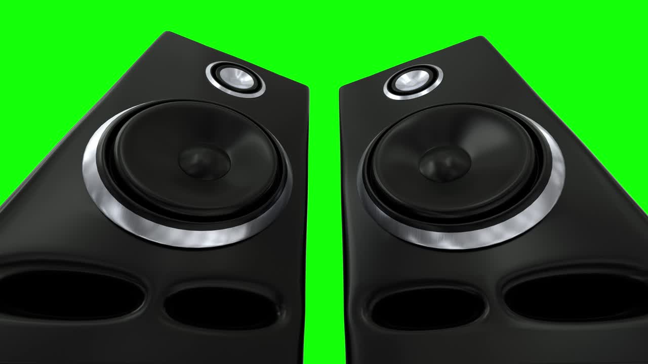 Luidsprekers muziek trillend subconus beats bas club luidspreker geluid gettoblaster 4K