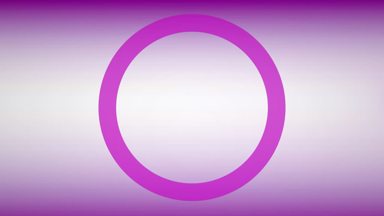 animación de patrones de cubos que se mueven sobre círculos contra un fondo de gradiente