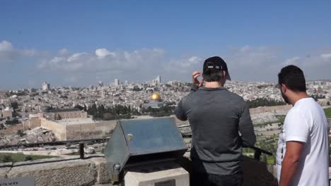 jerusalem panorama view from the temple mount