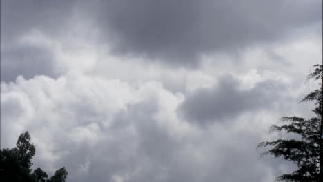 cloud timelaps, fast and raging from left to right very hard