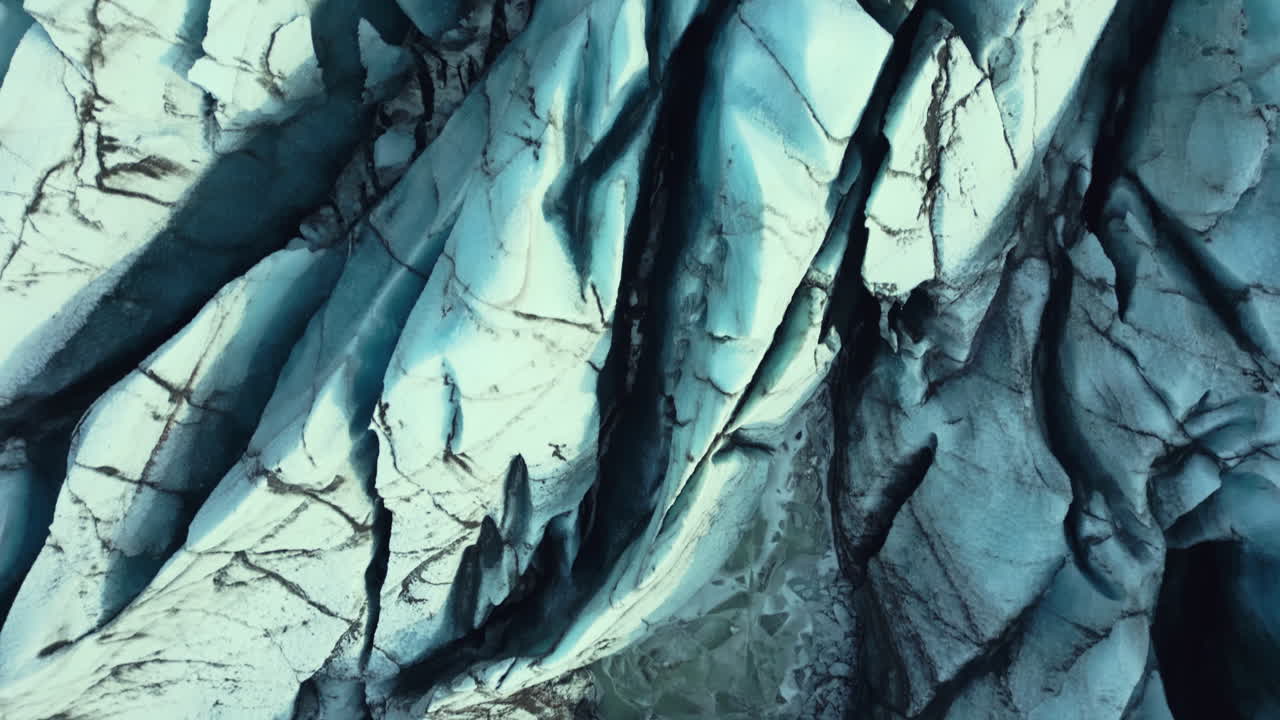 아이슬란드 얼음동굴 드론 촬영