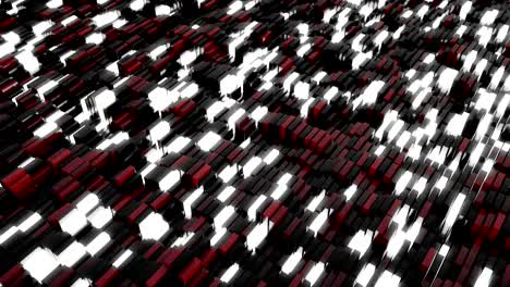el concepto de cadena de bloques abstracto de 4k.