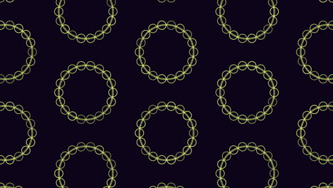 Repeat-neon-futuristic-circles-pattern-with-rainbow-rings-on-black-gradient