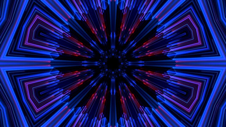 Seamless animation loop abstract background with camera motion in 4K.