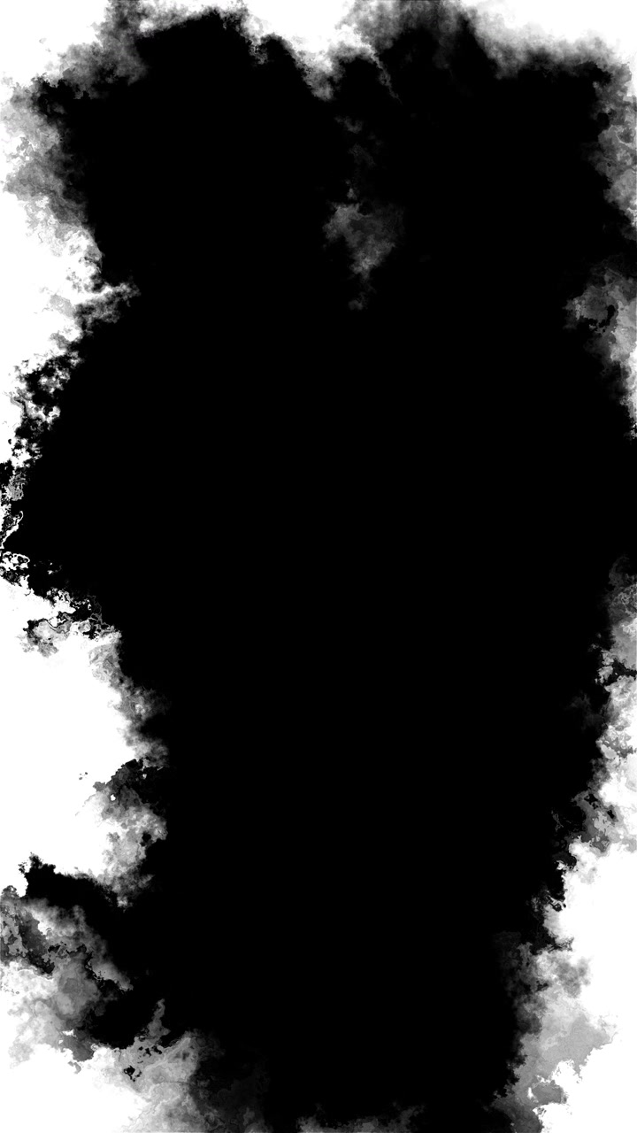 Grunge fumo nero, sovrapposizione cornice, bordi inchiostro nuvolosi, bordo bianco, texture, macchie ruvide, vuoto