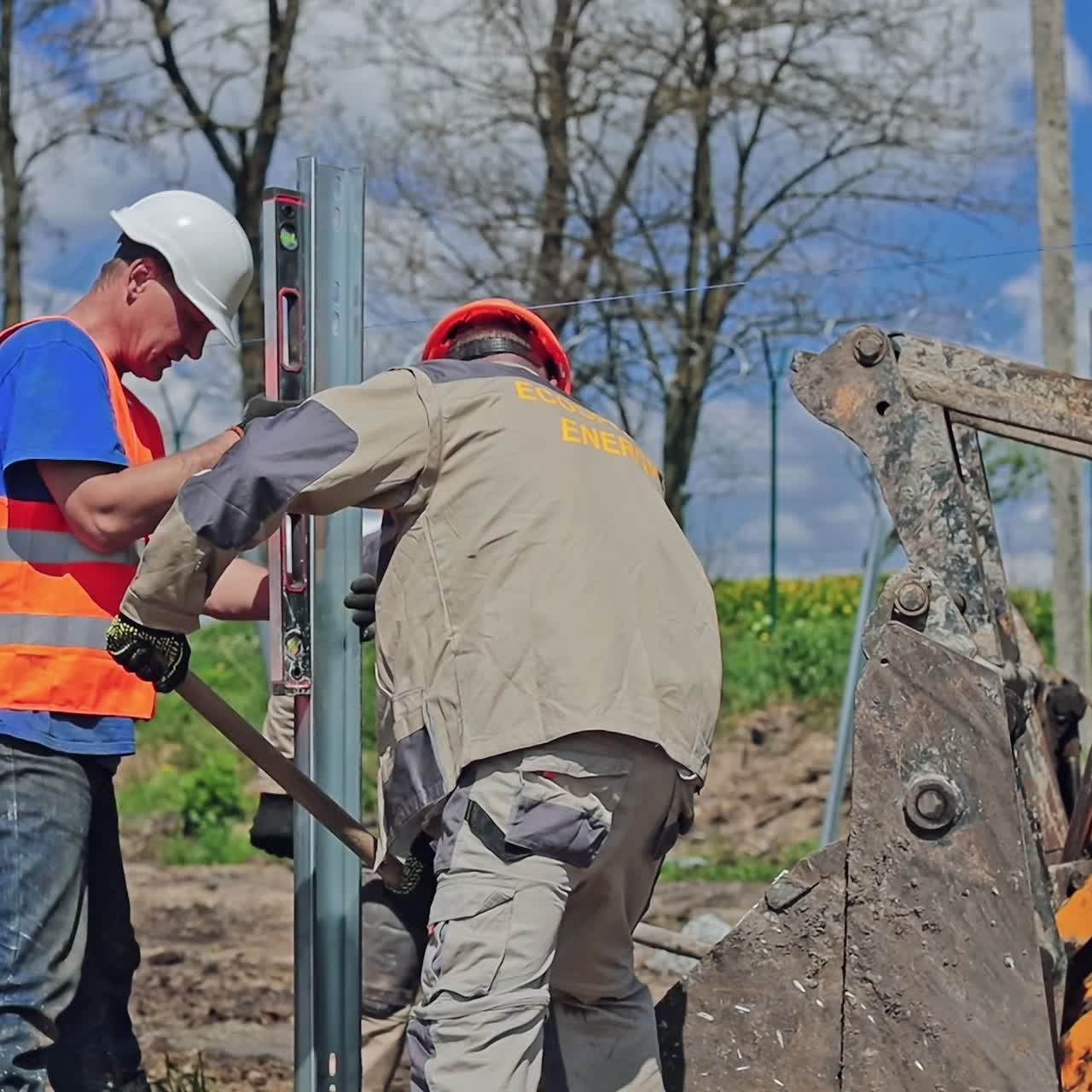 Installing metallic carcass