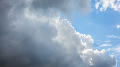 timelapse of a cloudy sky during storm close to the seaside in bournemouth, england