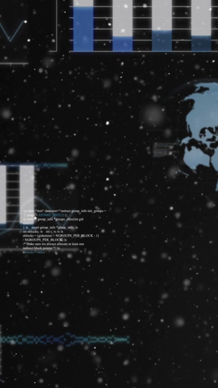 Animation of scope scanning and data processing over screens