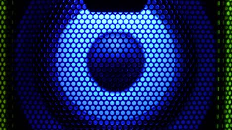 musical speaker with beautiful color illumination