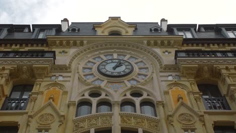 remarkable building in rue reaumur in paris, france with art nouveau architectural style