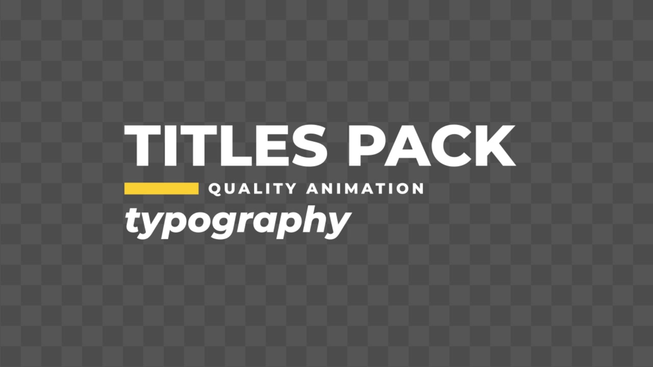 Minimal Titles 02
Adobe Premiere Pro 2023
Resolution 3840×2160