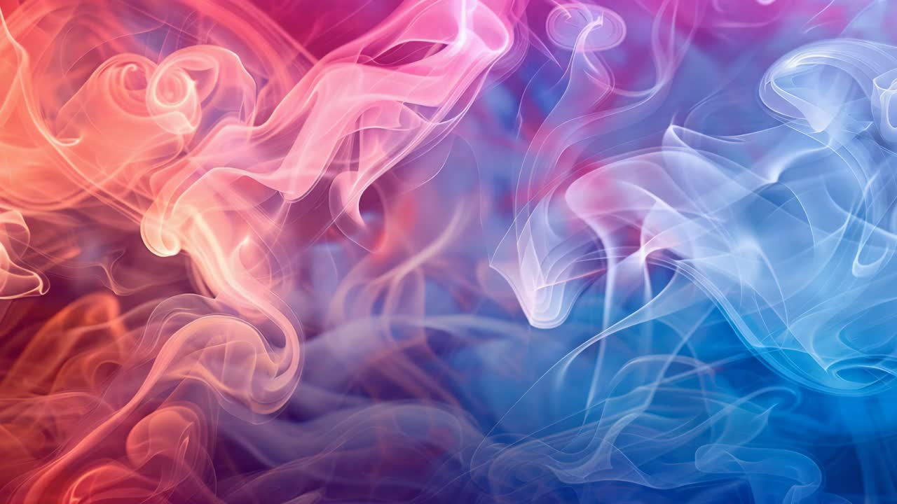 Värikäs savu abstrakti