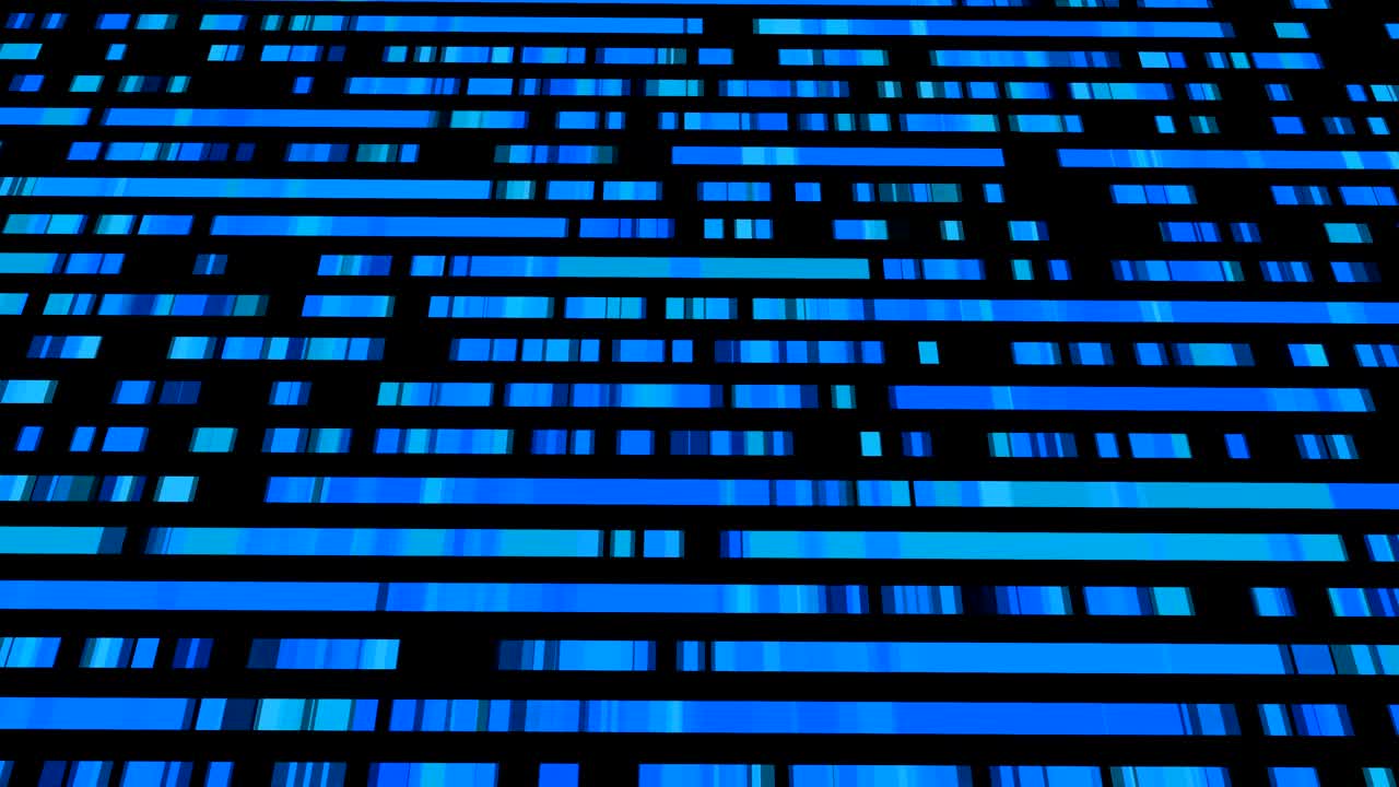 fondo tecnológico con movimiento rápido de rectángulos. fondo azul abstracto