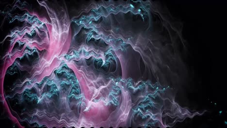 intro abstract 3d waving background