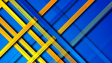 orange and blue stripes abstract tech motion background