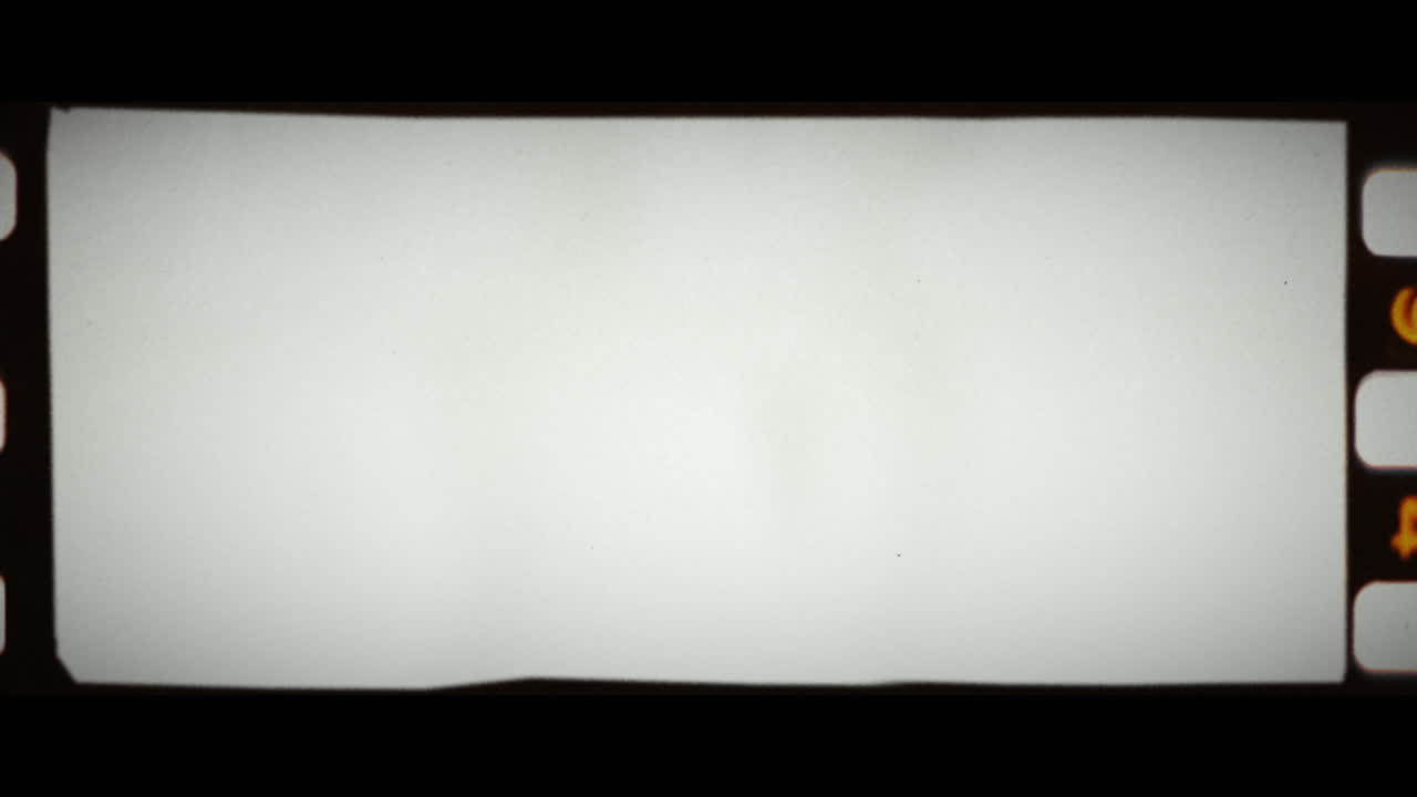 Real 35mm film anamorphic frame  overlay - dirty and old