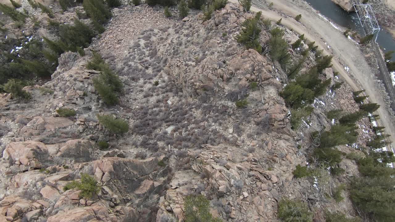4K Drone of Colorado Mountains