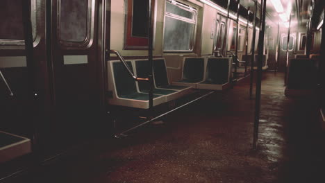 empty subway car