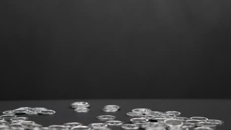 detención del movimiento de las monedas apilándose 4k