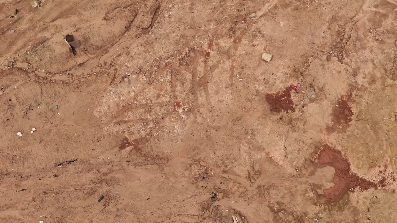 Empty Construction Site with Debris