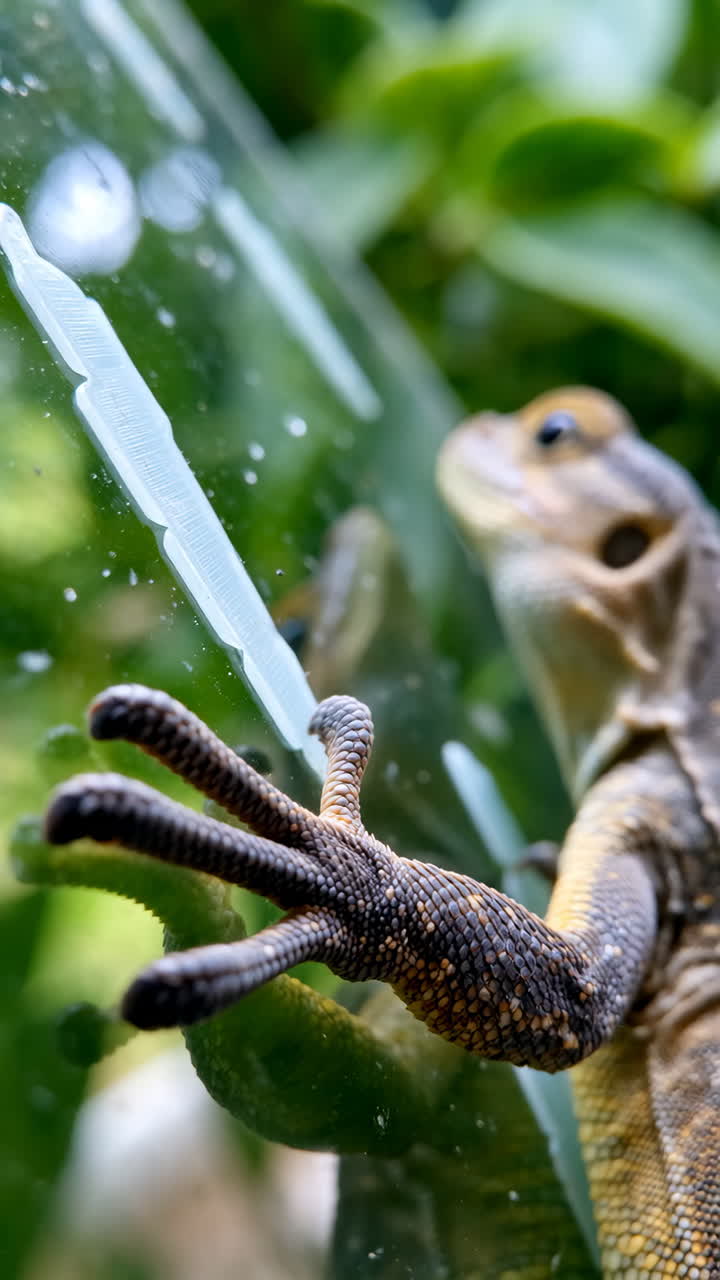 Close-up of a Lizard's Foot