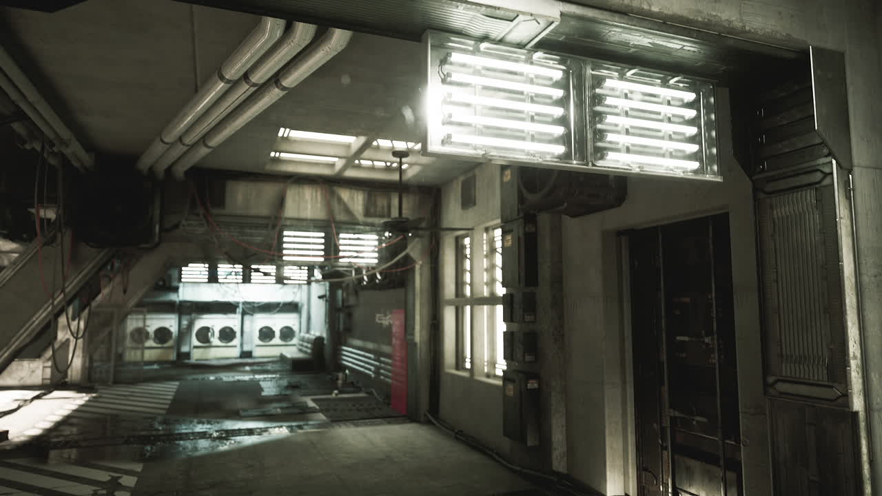 어고 산업적인 미래의 복도