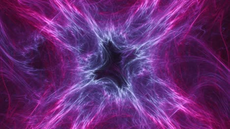 portal de alto contraste animación fractal abstracta