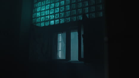 mysterious night window