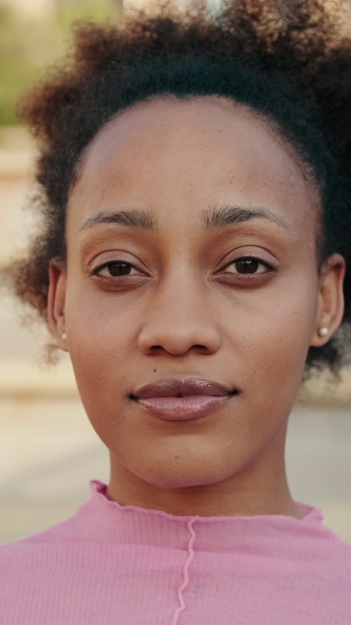 Portrait of a Confident Young Black Woman