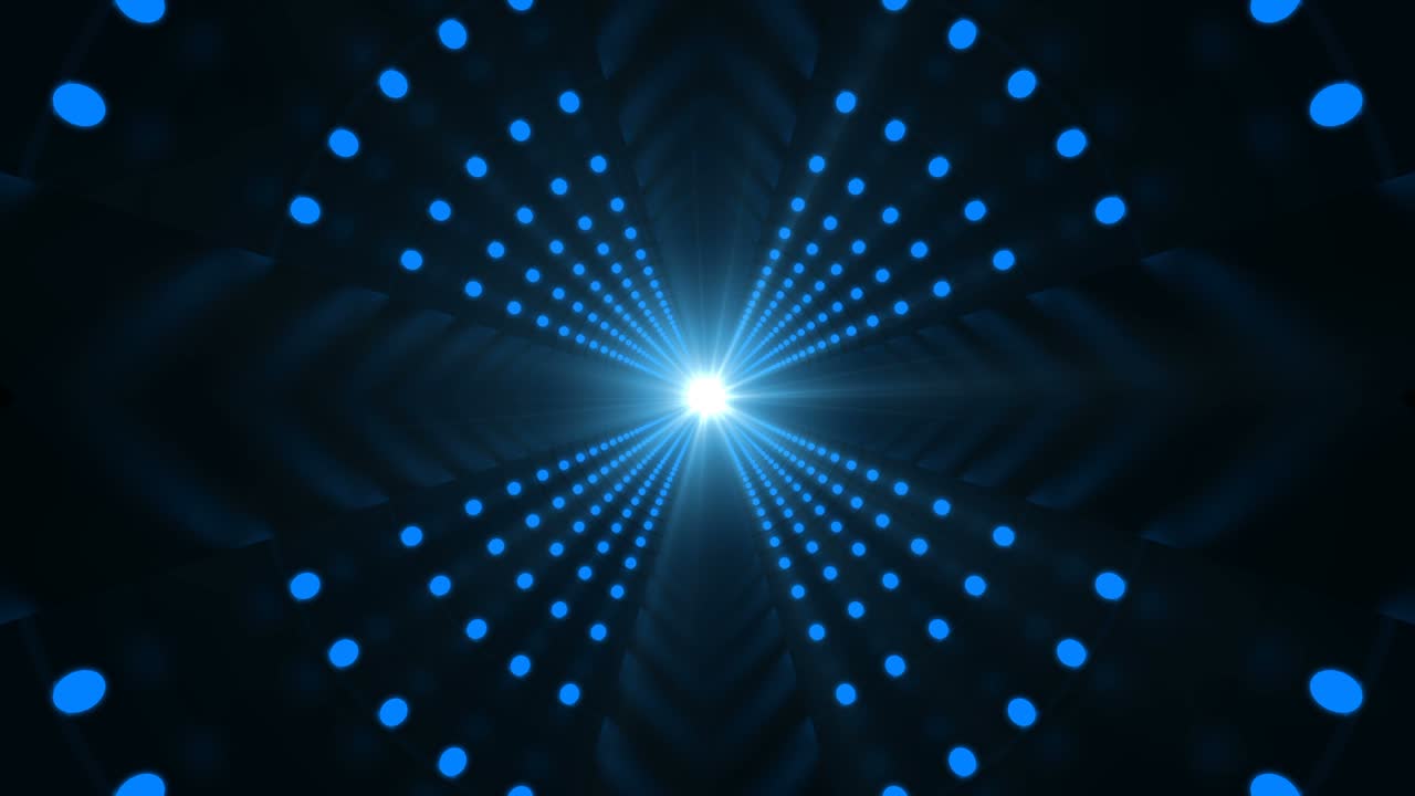 파란색 루프 반이는 배경 터널