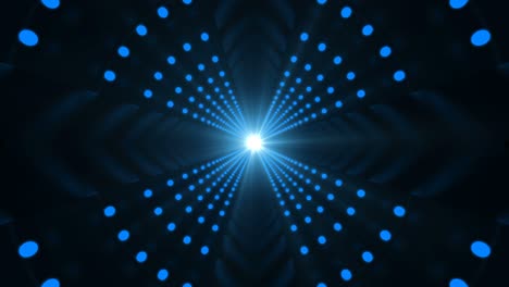 blue looped glossy background tunnel