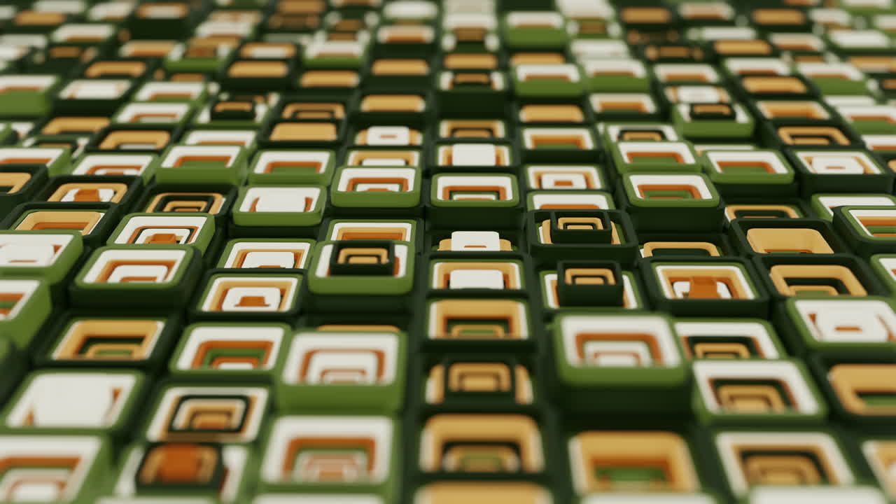 Abstract Geometric Pattern of Stacked Squares