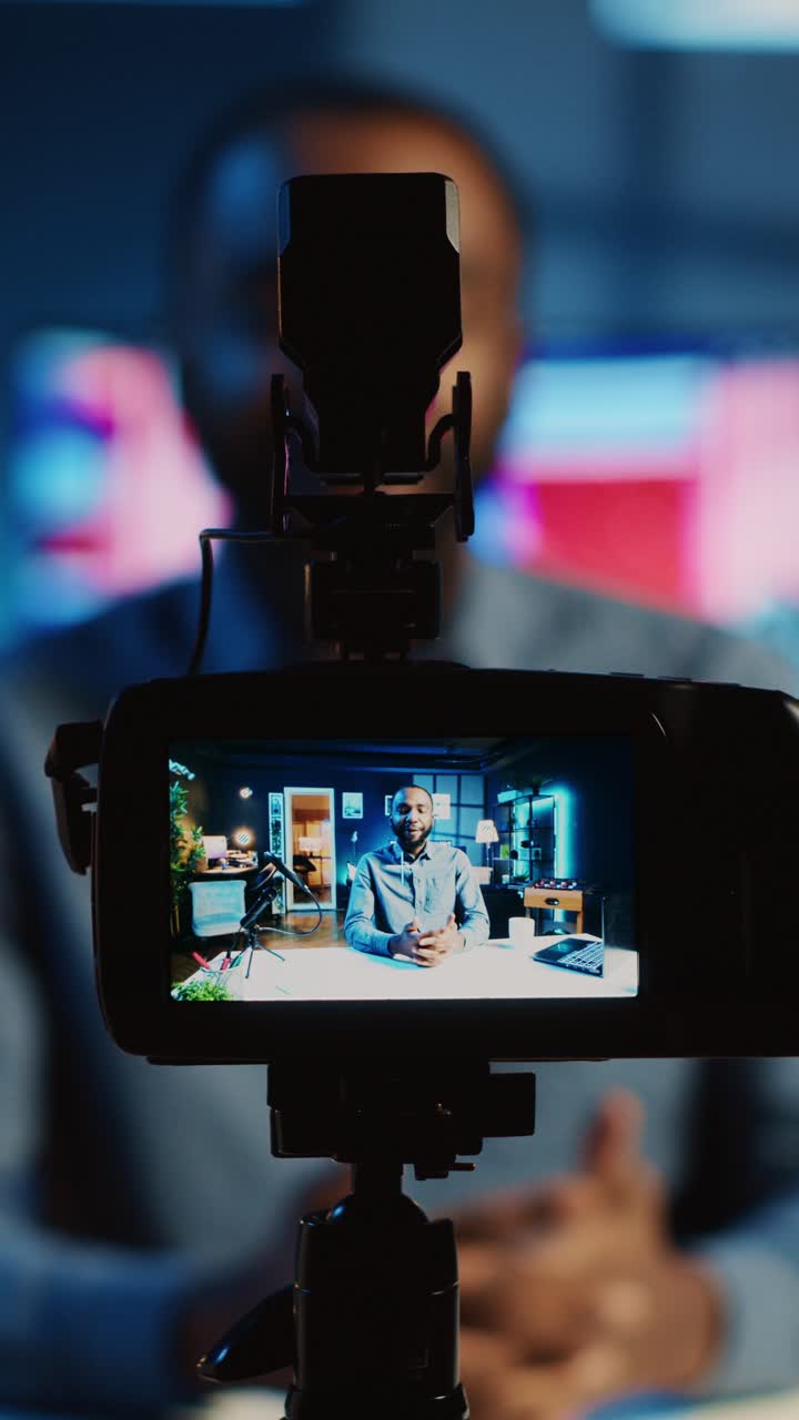 Professionelt kamera til optagelse af vertikale videoer