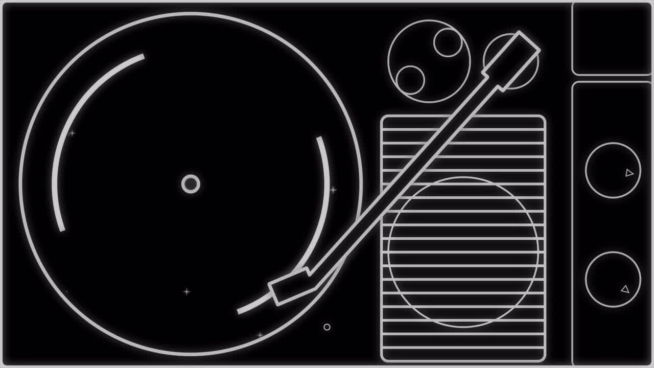 Record player NEON Transitions pack. 1080p - 30 fps - Alpha Channel (8).mov