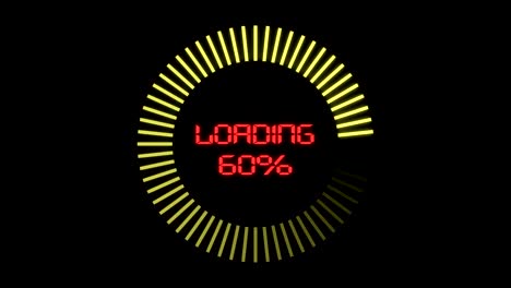 로딩 다운로드: 0-100% 애니메이션