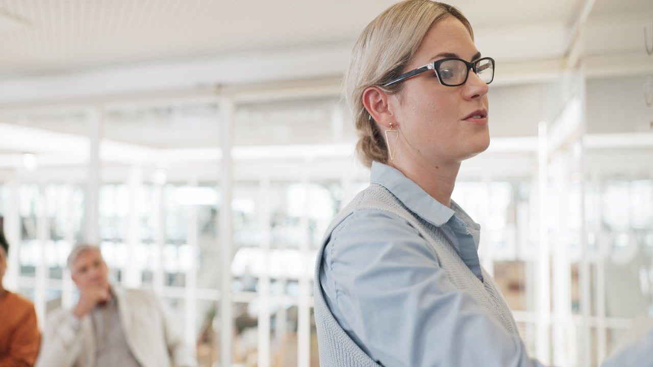 Presentation, business people