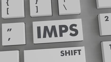 imps pulsando el botón en el teclado