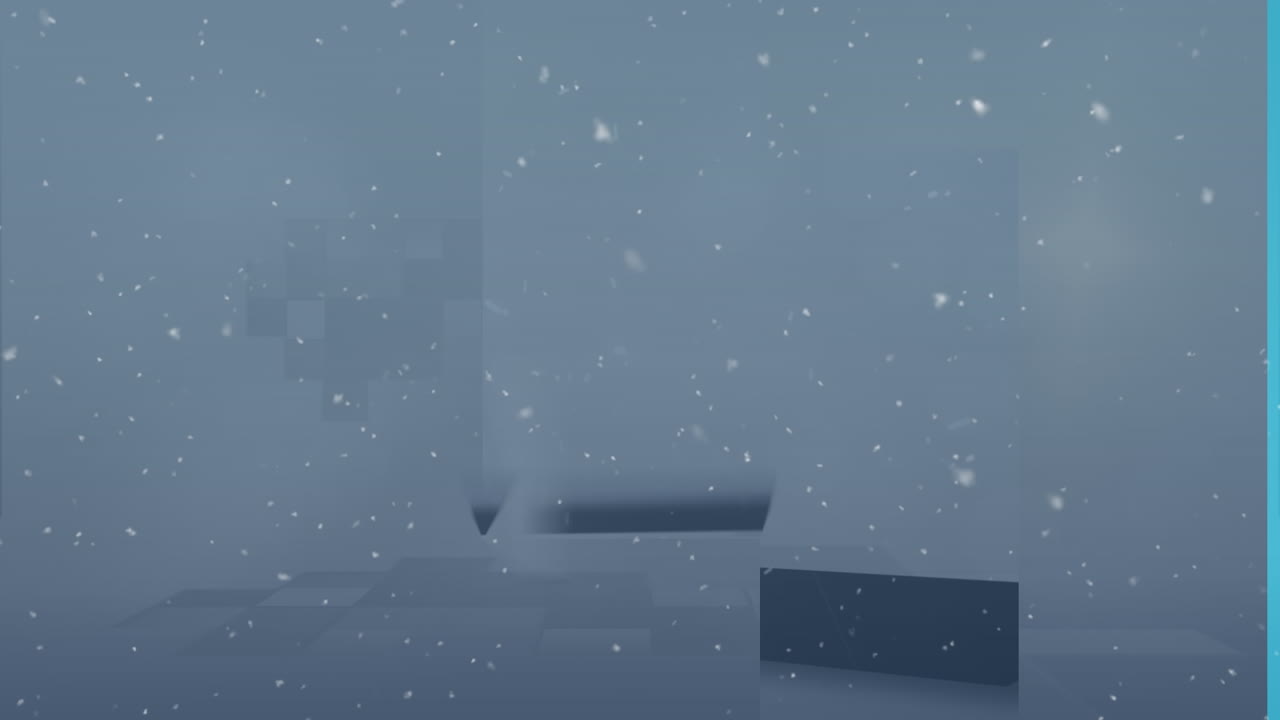 회색 배경 위의 점과 직사각형의 애니메이션