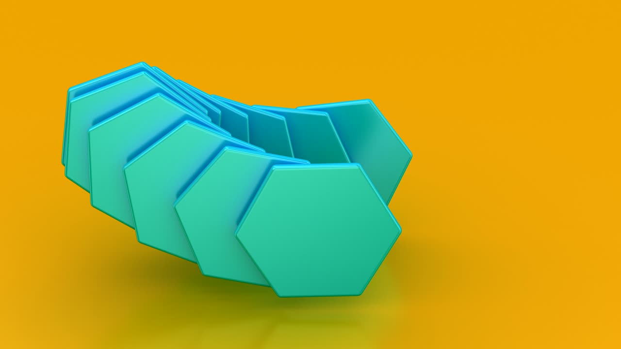 fondo de hexágonos animados