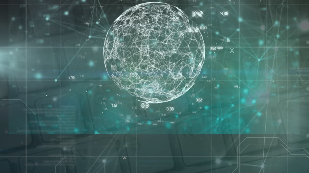 Animation of shapes over data processing