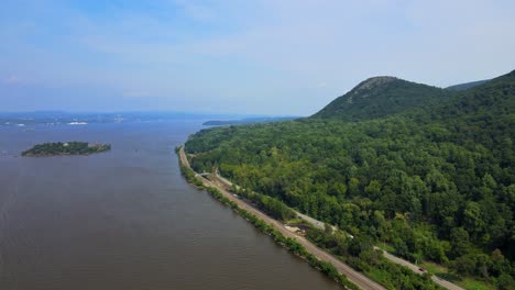 aerial drone video footage of a beautiful appalachian mountain valley