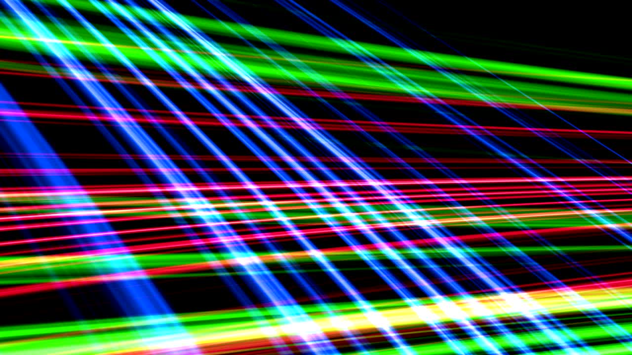 movimiento abstracto de línea en el espacio 4k