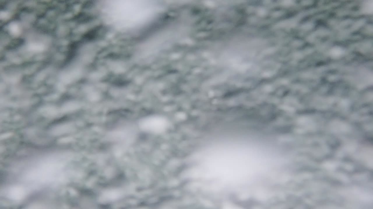 grabación submarina en alta resolución de la circulación de burbujas