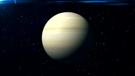 el fondo de la animación de saturno. renderizado en 3d