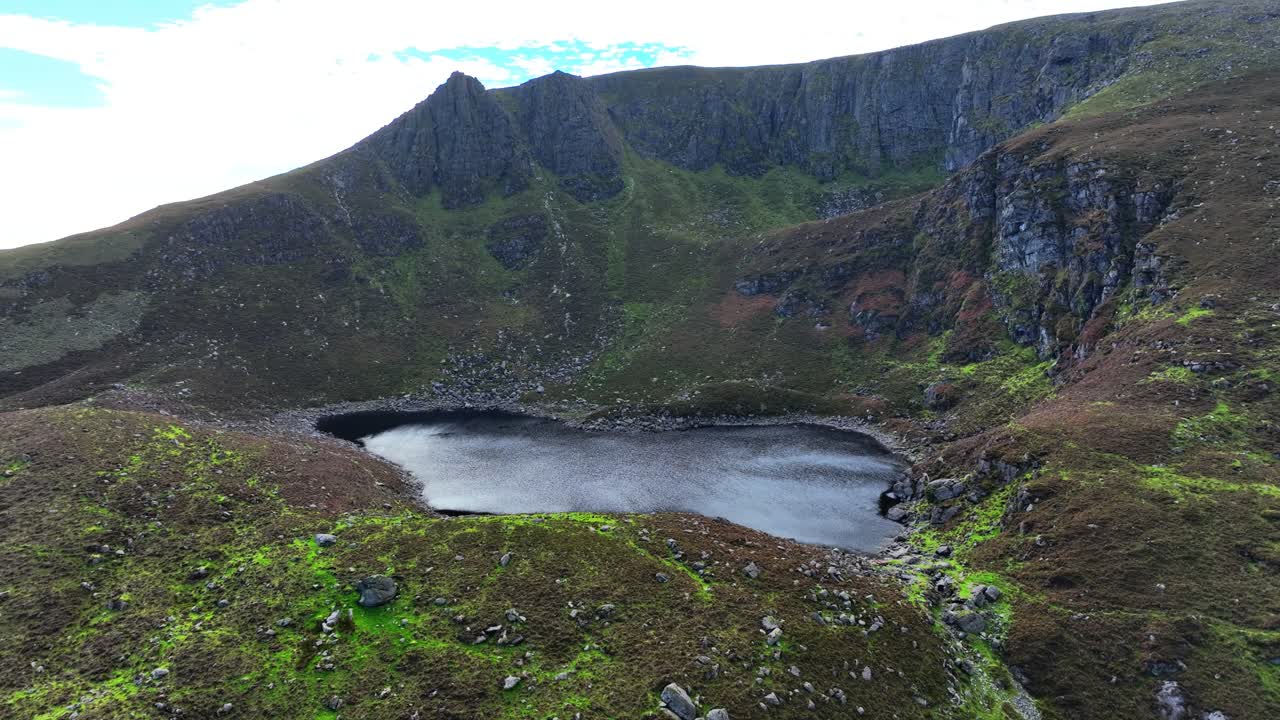 Ireland Epic Mountains high in The Comeragh Mountains Crottys Lake Waterford wild places