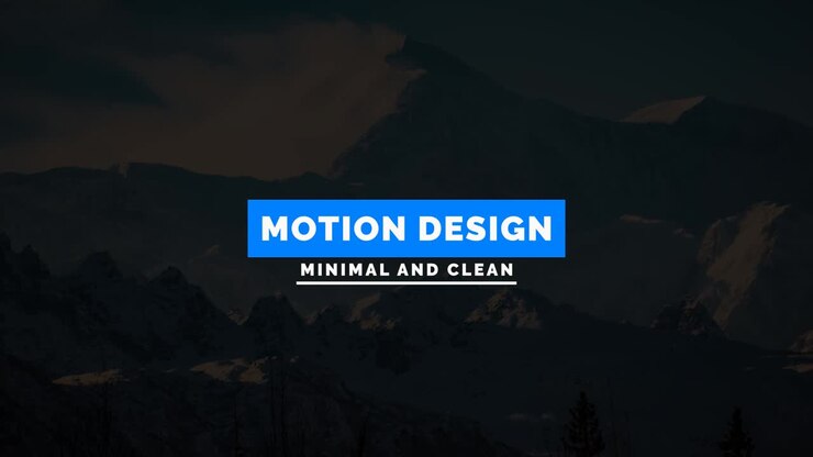 Unique Motion Graphics Template
