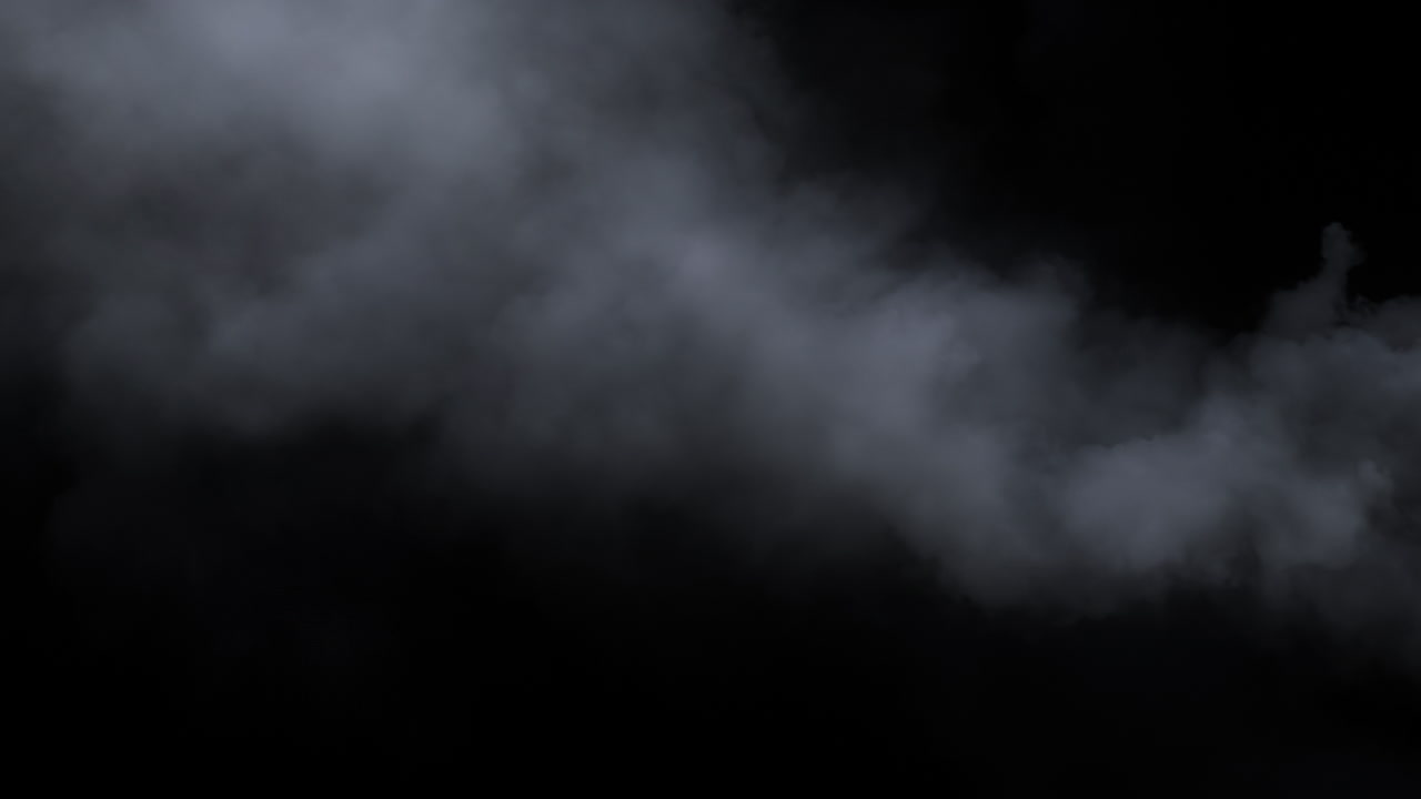 Immersive mesmerising spooky thunder Halloween smoke cloud VFX insert element in HD slow-motion